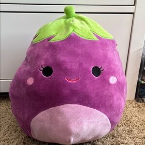 New Purple and Green Eggplant Squishmallows- Medium Size